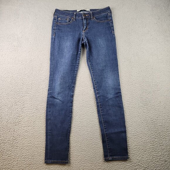 Abercrombie & Fitch Denim - Abercrombie & Fitch Jeans Women's 4S Blue Low Rise Skinny Stretch Denim Pants